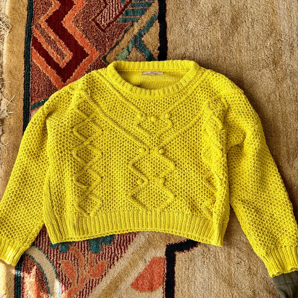 Chartreuse sweater